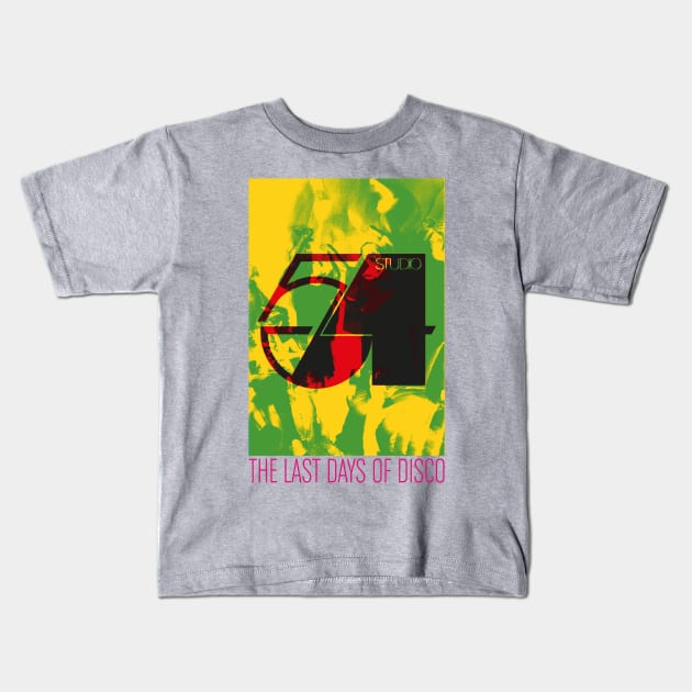 Studio 54 graphic print Kids T-Shirt by HAPPY TRIP PRESS